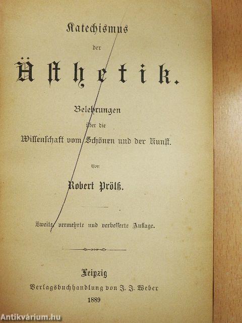 Katechismus der Ästhetik (gótbetűs)