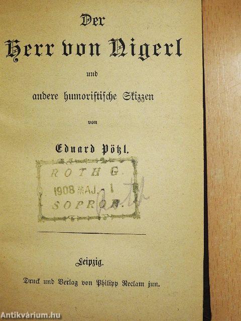 Der Herr von Nigerl (gótbetűs)