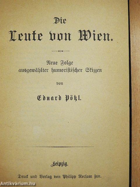 Die Leute von Wien (gótbetűs)