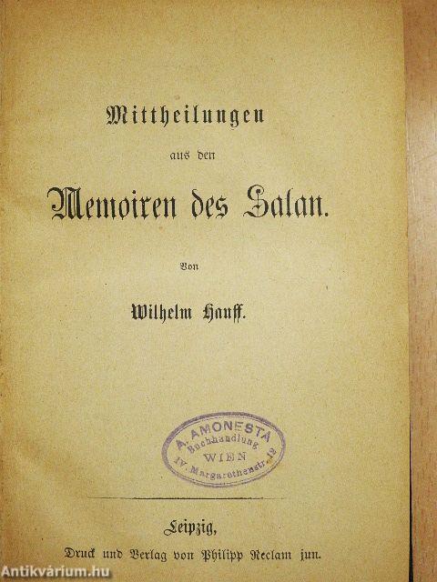 Mittheilungen aus den Memoiren des Satan (gótbetűs)