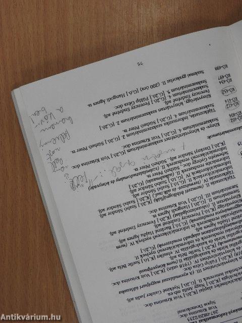 Kurzuskínálat az 1995 tavaszi félévre és az új kari Tanulmányi- és vizsgaszabályzat