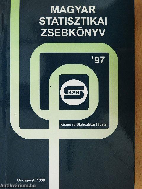 Magyar statisztikai zsebkönyv 1997.