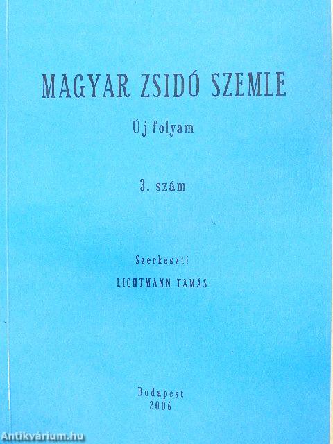 Magyar Zsidó Szemle 3.