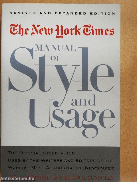 Manual of Style and Usage