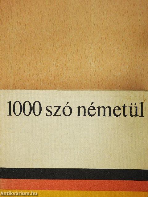 1000 szó németül