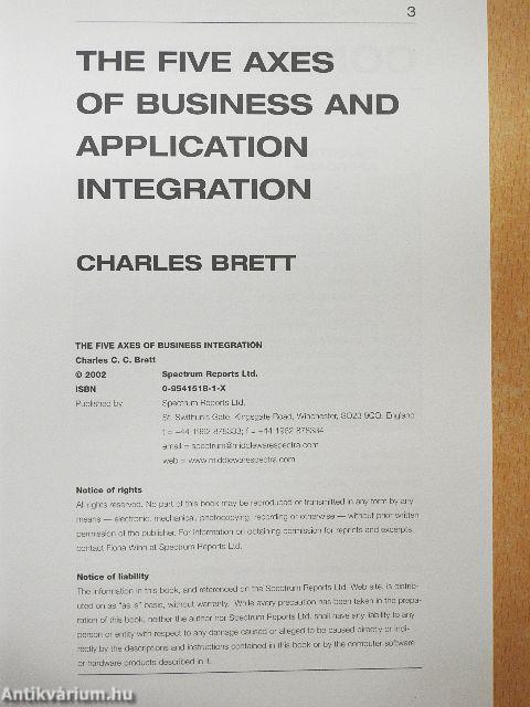 The Five Axes of Business and Application Integration