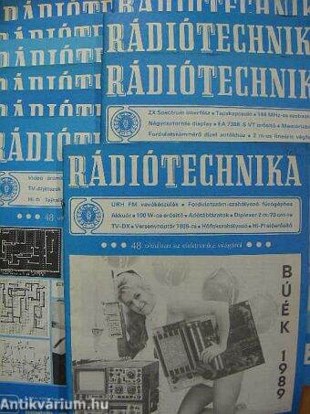 Rádiótechnika 1989. (nem teljes évfolyam)