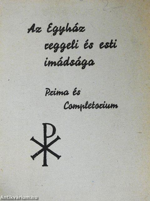 Az Egyház reggeli és esti imádsága