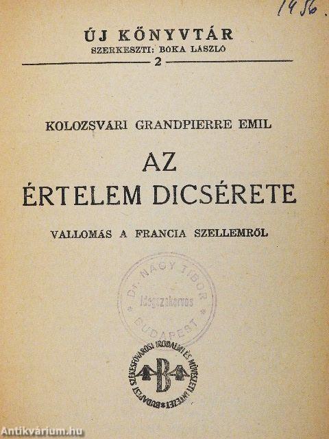 Az értelem dicsérete