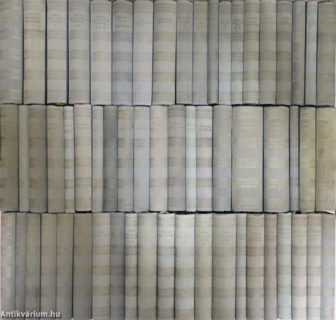 "60 kötet A világirodalom klasszikusai sorozatból (nem teljes sorozat)"