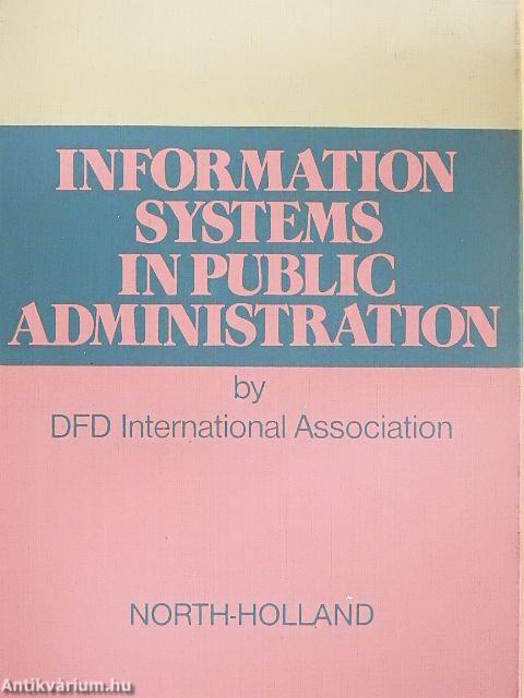 Information Systems in Public Administration