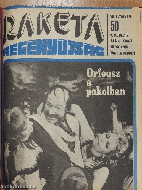 Rakéta regényújság 1976, 1980, 1981 (vegyes számok)(14 db)