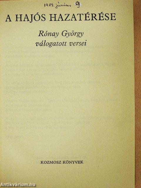 A hajós hazatérése