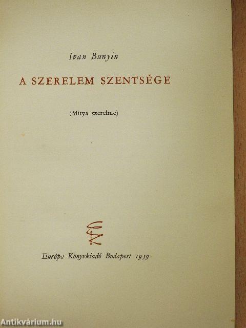 A szerelem szentsége