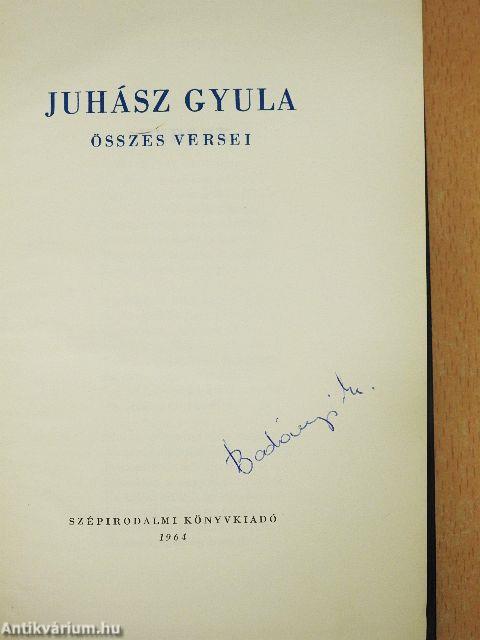 Juhász Gyula összes versei I-II.