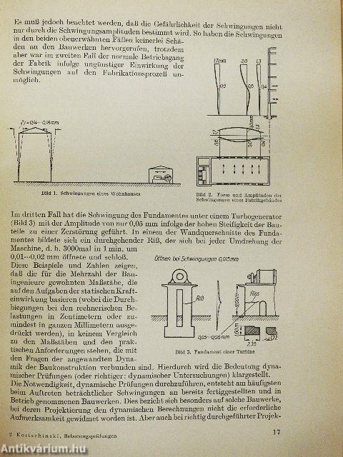 Belastungsprüfungen von Bauwerken und Konstruktionen