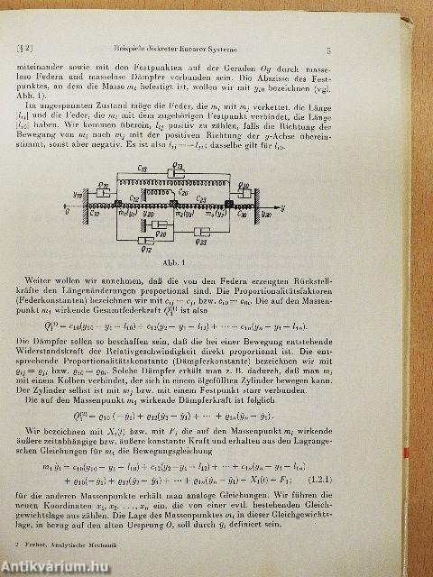 Analytische Mechanik der Schwingungen