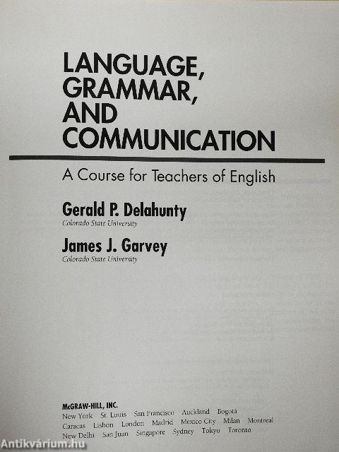 Language, Grammar, and Communication