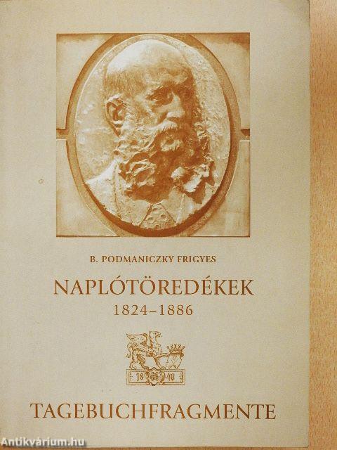 Naplótöredékek 1824-1886 I.