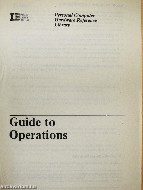Guide to Operations