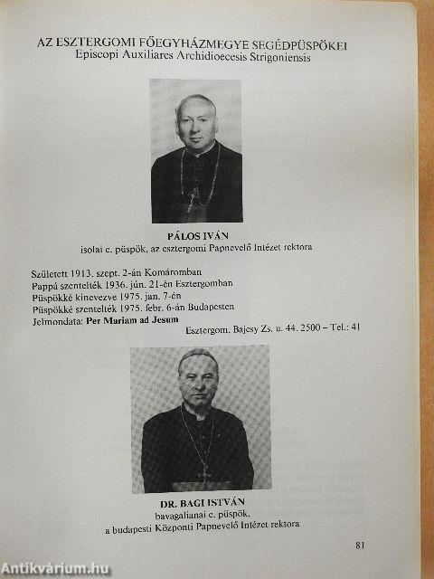 Magyar katolikus Almanach 1984