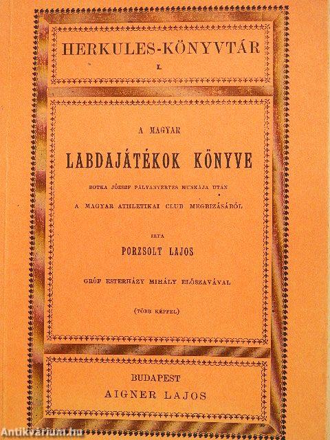 A magyar labdajátékok könyve