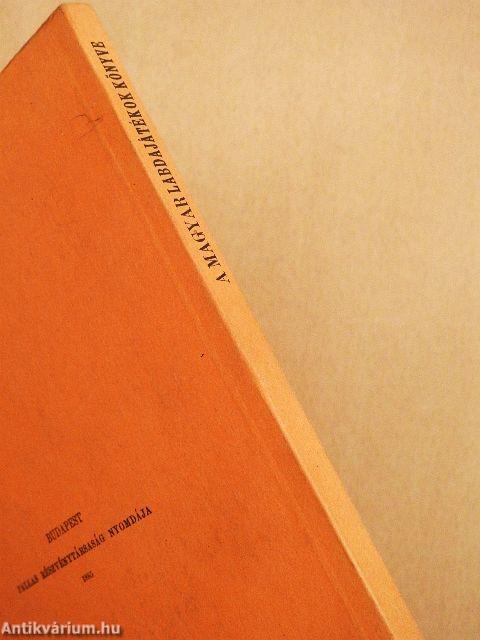 A magyar labdajátékok könyve