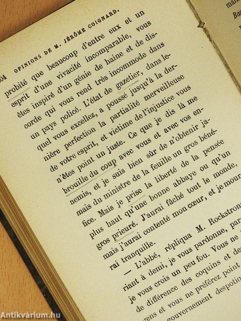 Les opinions de M. Jérome Coignard