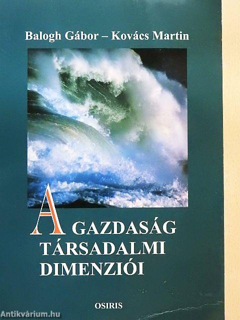 A gazdaság társadalmi dimenziói
