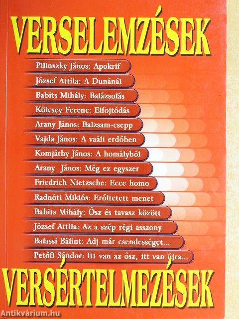 Verselemzések, versértelmezések