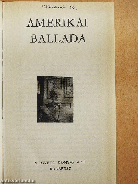Amerikai ballada