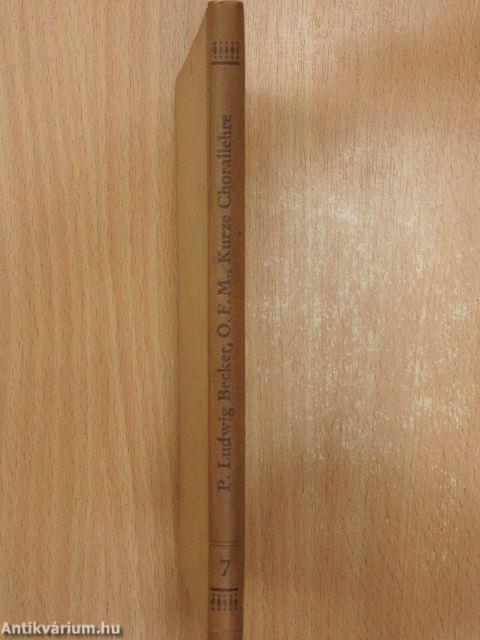 Kurze Chorallehre für Schule und Selbstunterricht