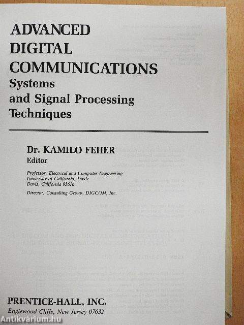 Advanced Digital Communications