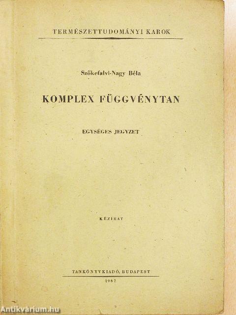 Komplex függvénytan