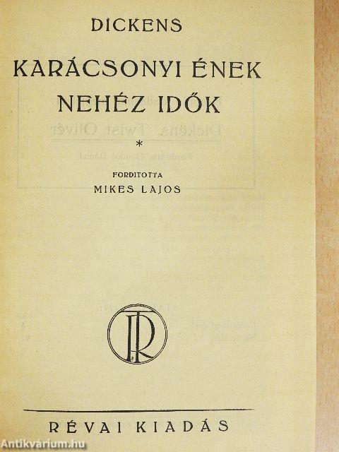Karácsonyi ének/Nehéz idők