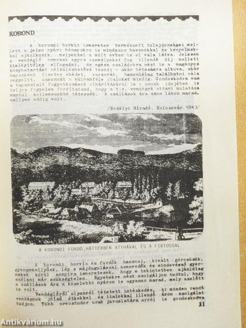 Régi fürdőházak a Hargitán innen és túl