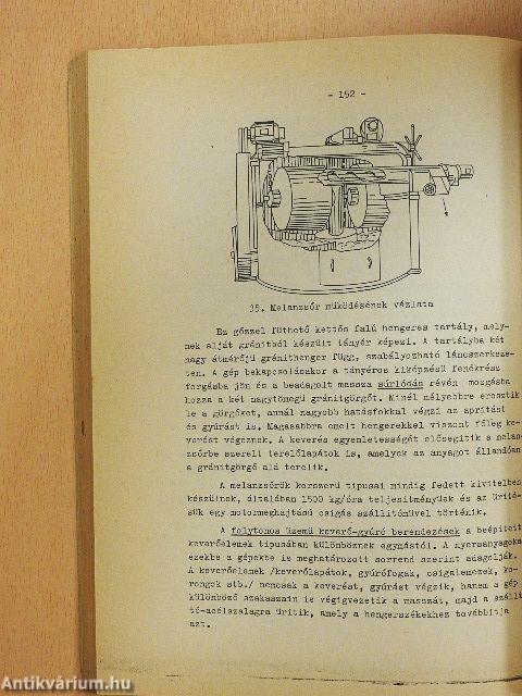 Élelmezési iparok I.