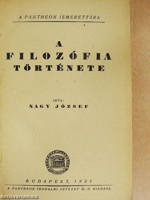 A filozófia története