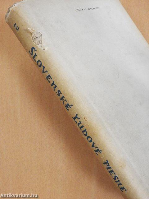 Slovenské L'Udové Piesne II.