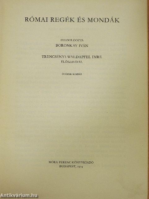 Római regék és mondák