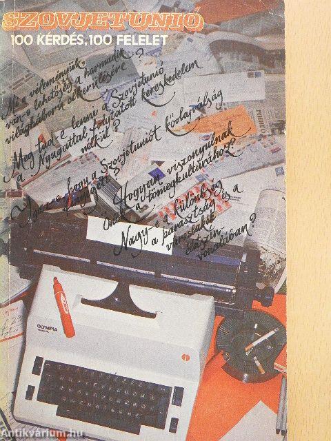 Szovjetunió - 100 kérdés, 100 felelet