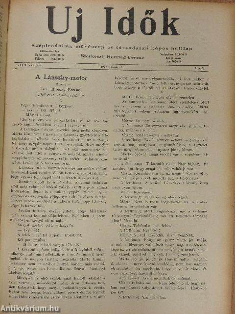 Uj Idők 1926. január-június (fél évfolyam)