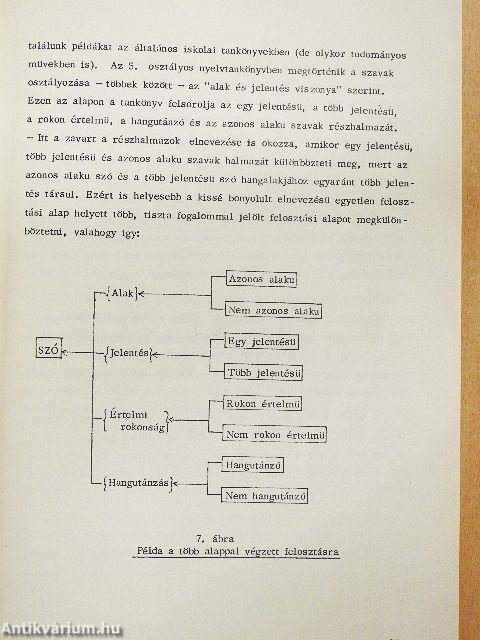 A tananyag elemzése