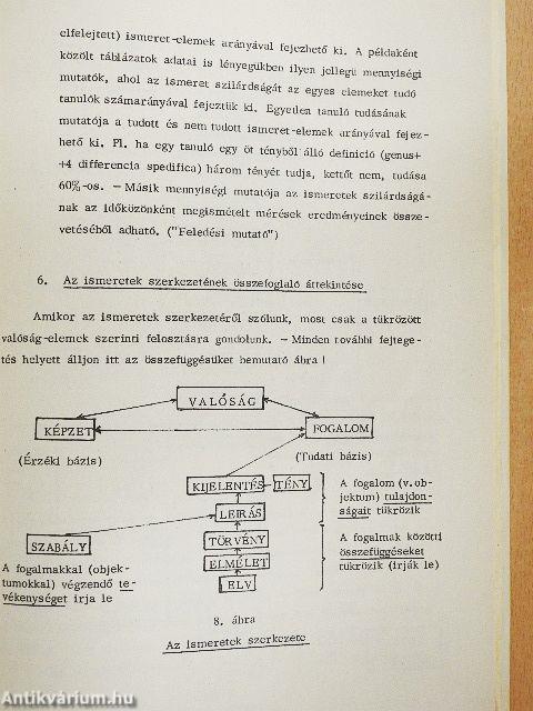 A tananyag elemzése