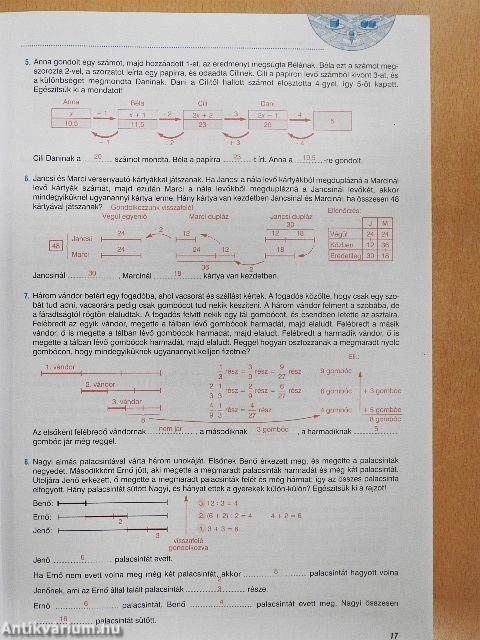 Sokszínű matematika munkafüzet 8. - Megoldások