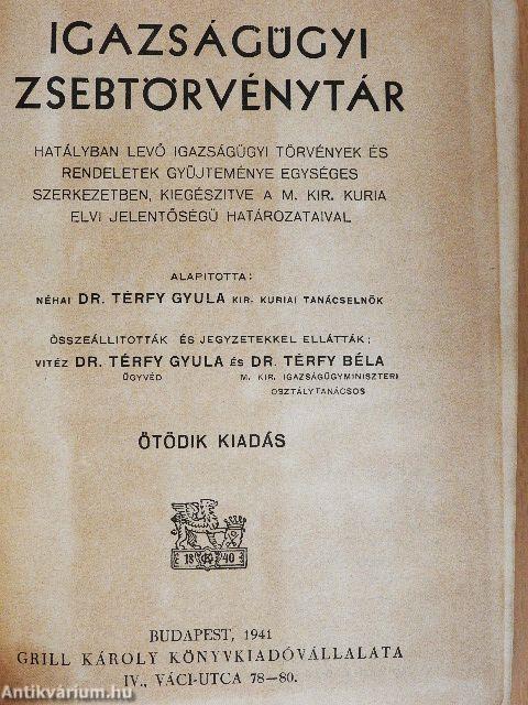 Igazságügyi zsebtörvénytár