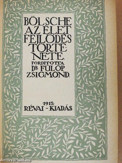 Az élet fejlődéstörténete