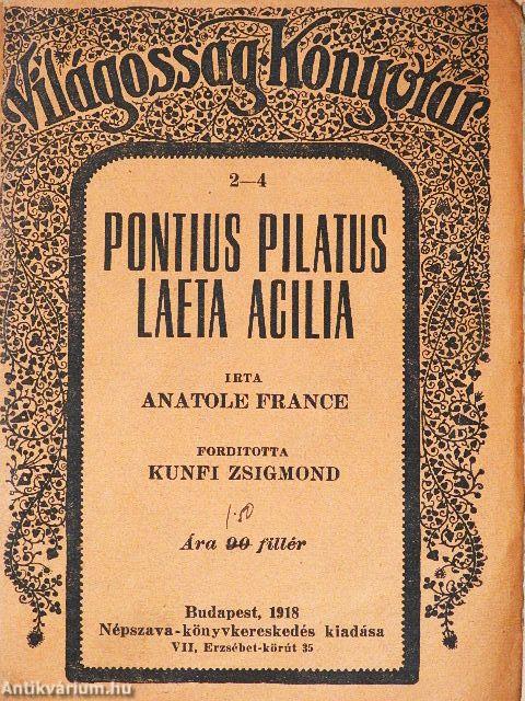 Pontius Pilatus/Laeta Acilia