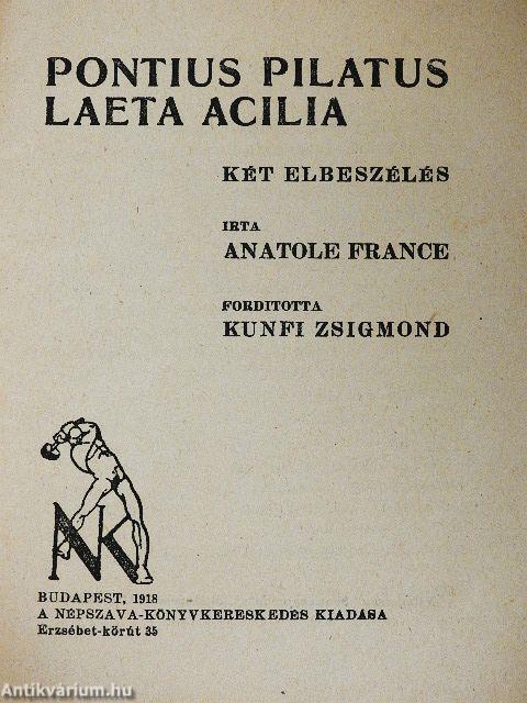 Pontius Pilatus/Laeta Acilia