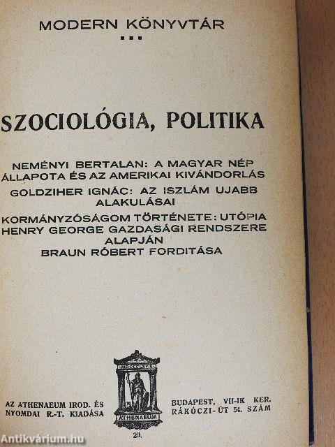 Szociológia, politika II.